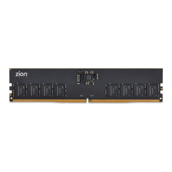 ZION Tech ZM16GUD560 DDR5 Desktop Memory, 16GB Capacity, 5600 MHz Speed, CL16 CAS Latency, 288 Pins, 1.1 Voltage, Black | ZM16GUD560 - Image 1 ZION Tech ZM16GUD560 DDR5 Desktop Memory, 16GB Capacity, 5600 MHz Speed, CL16 CAS Latency, 288 Pins, 1.1 Voltage, Black | ZM16GUD560 - Image 1