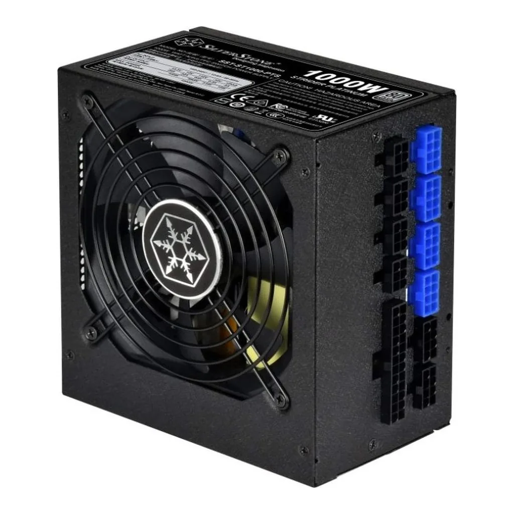 8ae608139658ce97bff60c4f270a5b18-hi.jpg SilverStone Technology 1000 Watt Fully Modular 80 Plus Platinum Power Supply in Ultra Compact 140mm in Depth | SST-ST1000-PTS