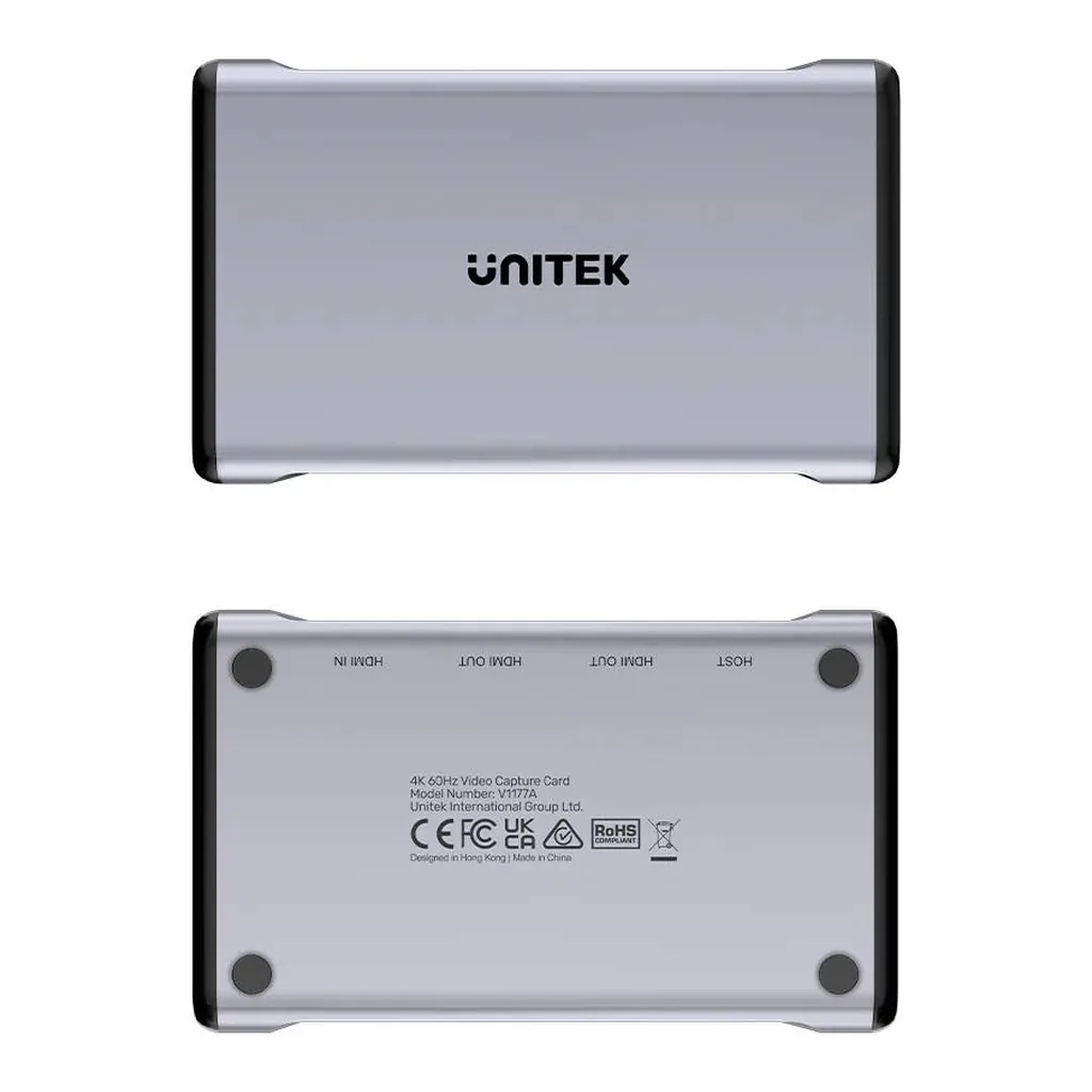 Unitek V1177AGY01 4K60 Video Capture Card with Dual HDMI Loop-out, Space Grey - Image 11 Unitek V1177AGY01 4K60 Video Capture Card with Dual HDMI Loop-out, Space Grey