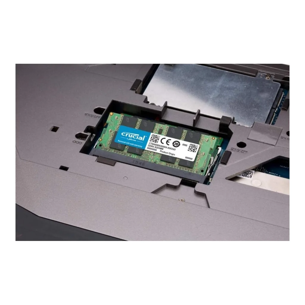 Crucial Single DDR4 32GB DDR4 Laptop Memory, 3200 MHz Clock Speed, CL22 CAS Latency, 1.2V Memory Voltage, 260-Pin, Non-ECC, Unbuffered | CT32G4SFD832A - Image 4 Crucial Single DDR4 32GB DDR4 Laptop Memory, 3200 MHz Clock Speed, CL22 CAS Latency, 1.2V Memory Voltage, 260-Pin, Non-ECC, Unbuffered | CT32G4SFD832A - Image 4