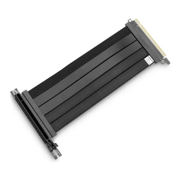 EKWB K-Loop PCI-E 4.0 Riser Cable - 200mm, Black | 3831109859285 - Image 1 EKWB K-Loop PCI-E 4.0 Riser Cable - 200mm, Black | 3831109859285