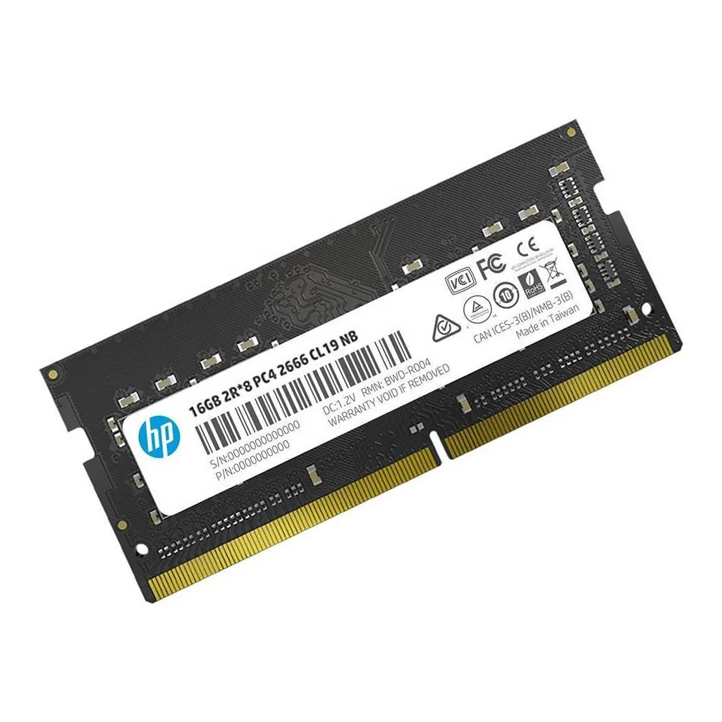 HP S1 16GB DDR4 SO-DIMM Desktop Memory, 3200MHz Clocking Speed, CL22 Latency, 1.20 Memory Voltage, 2Rx8 PC4, 260-Pin, Black | 2E2M7AA#UUF - Image 3 HP S1 16GB DDR4 SO-DIMM Desktop Memory, 3200MHz Clocking Speed, CL22 Latency, 1.20 Memory Voltage, 2Rx8 PC4, 260-Pin, Black | 2E2M7AA#UUF - Image 3