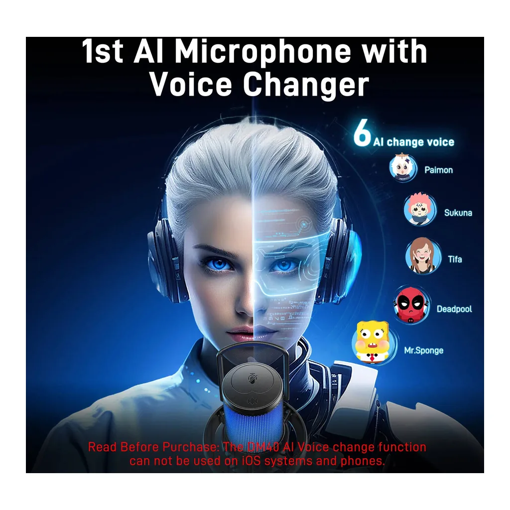 8d68b7601564c282dccdd0c7d51a4805-hi.jpg Maono DM40 Pro USB/Wireless Gaming Desktop Microphone