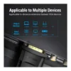 8e7ad256a7fd805790e895b7afd1caae-hi.jpg Vention VGA Extension Cable, Gold-Plated Interface, Dual Ferrite Cores, Dual Modes, Aluminum Foil + Gourd Wire Shielding, PVC Shell & Jacket, Copper Conductor, 2 Meter Cable Length, Black | DAGBH