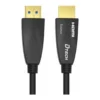 8e9d331d2d2c8c3aac59046587f83524-hi.jpg DTECH DT-HF2050 Fiber HDMI Cable, 4K @ 60Hz Resolution, 18Gbps Bandwidth, Built-in Advanced Optical Engine, 4.8mm Outer Diameter, HDCP 2.2 EDID CEC, Plug And Play, 50 Meters, Black | DT-HF2050