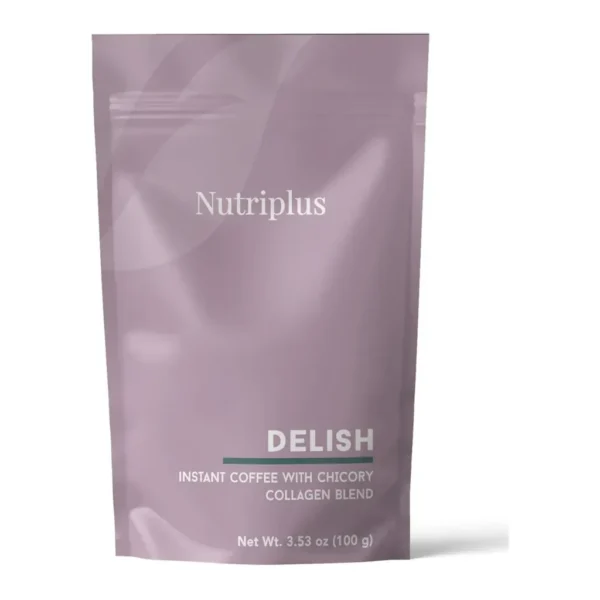 FARMASI Nutriplus Coffee with Chicory and Collagen Blend 100 g — Product on a white background FARMASI Nutriplus Coffee with Chicory and Collagen Blend 100 g — Product on a white background