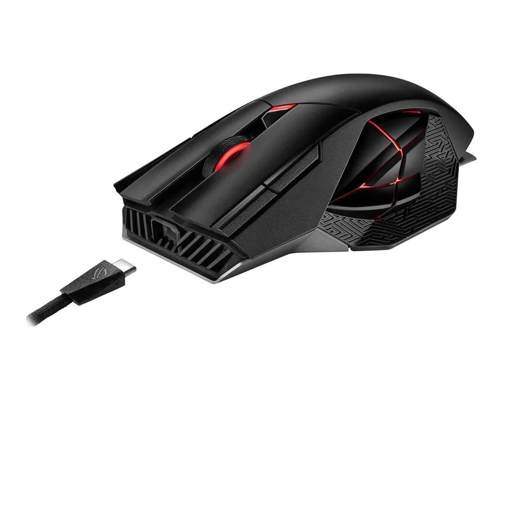 ASUS ROG Spatha X Wireless Gaming Mouse, 19000 DPI, Black - View 5 ASUS ROG Spatha X Wireless Gaming Mouse, 19000 DPI, Black - View 5