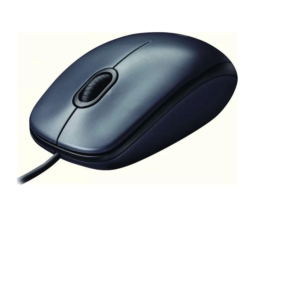 Logitech M90 Wired USB Mouse, 1000 DPI, Black - View 4 Logitech M90 Wired USB Mouse, 1000 DPI, Black - View 4