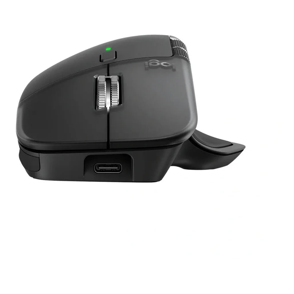 Logitech MX Master 4 for Business Wireless Mouse, Graphite - View 3 Logitech MX Master 4 for Business Wireless Mouse, Graphite - View 3
