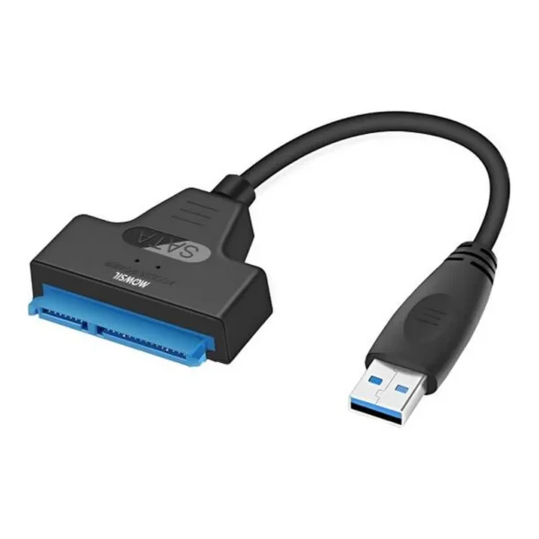 921373030d0b7677d3f37c0b2d279702-md.jpg Mowsil USB 3.0 to SATA Cable Adapter, 5Gbps Data Transfer Speed, Plug And Play, 2.5" HDD & SSD External Hard Drive Compatible, Black | MOUSC