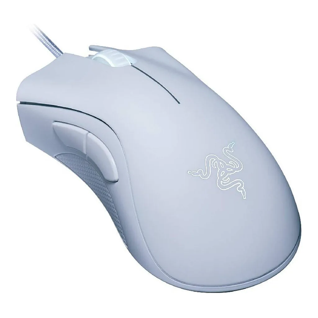 92e16395cea93764f1cc7bc8e69d6e81-hi.jpg Razer DeathAdder Essential Wired Gaming Mouse, 6400 DPI, White