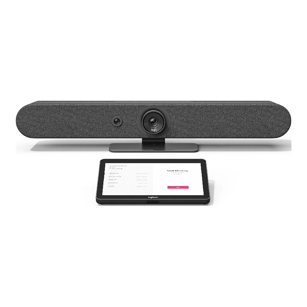 933fca24c9437e82a1ae8e93dec1cf9f-hi.jpg Logitech Rally Bar Mini All-in-One Webcam, Video Bar for Medium Rooms, Up to 4k Display Resolution, PTZ Camera, AI Viewfinder, Zoom/Tilt/Pan, Graphite