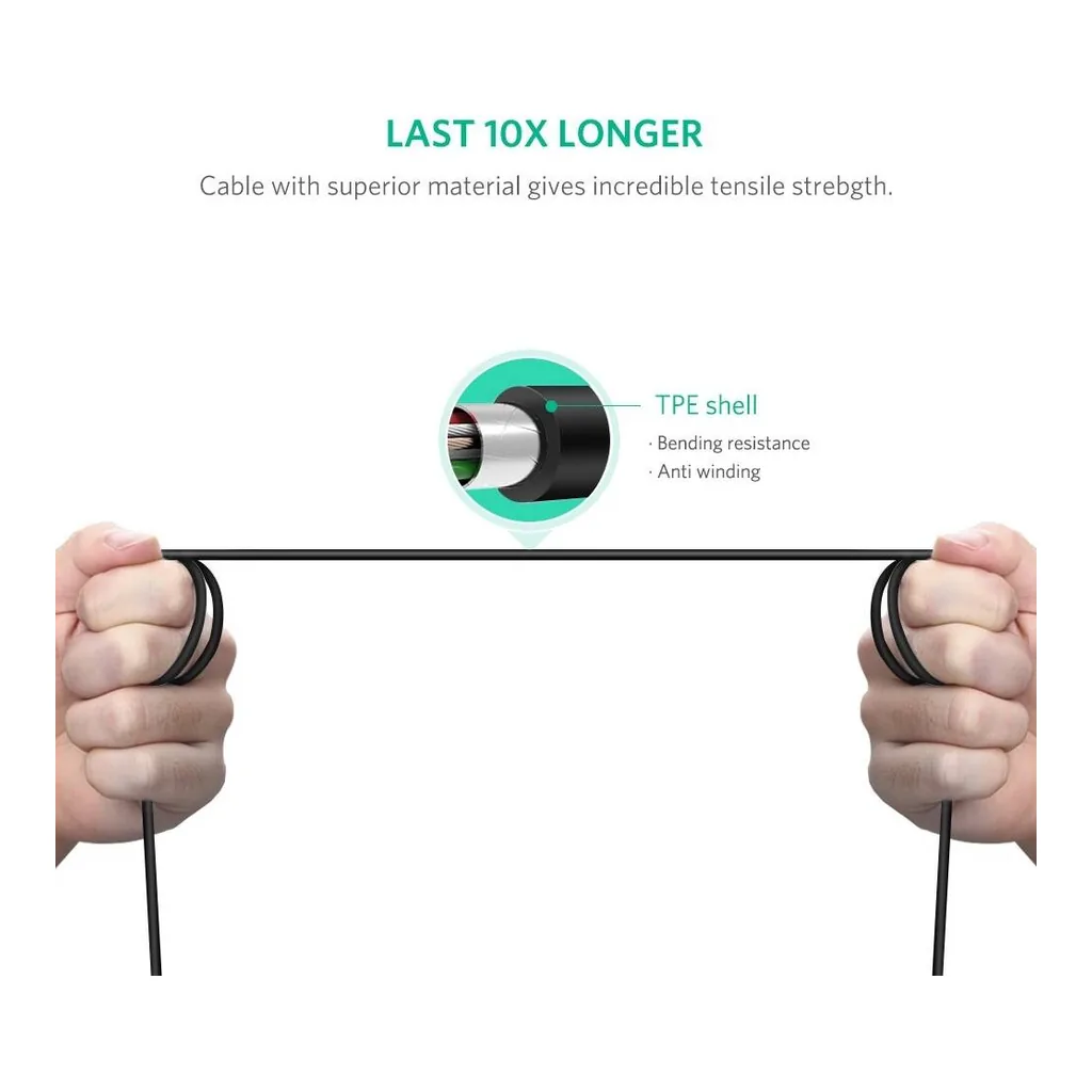 936865d88da03b850896f07d9e6589aa-hi.jpg UGREEN US241 USB-C to USB-B Printer Cable - Black