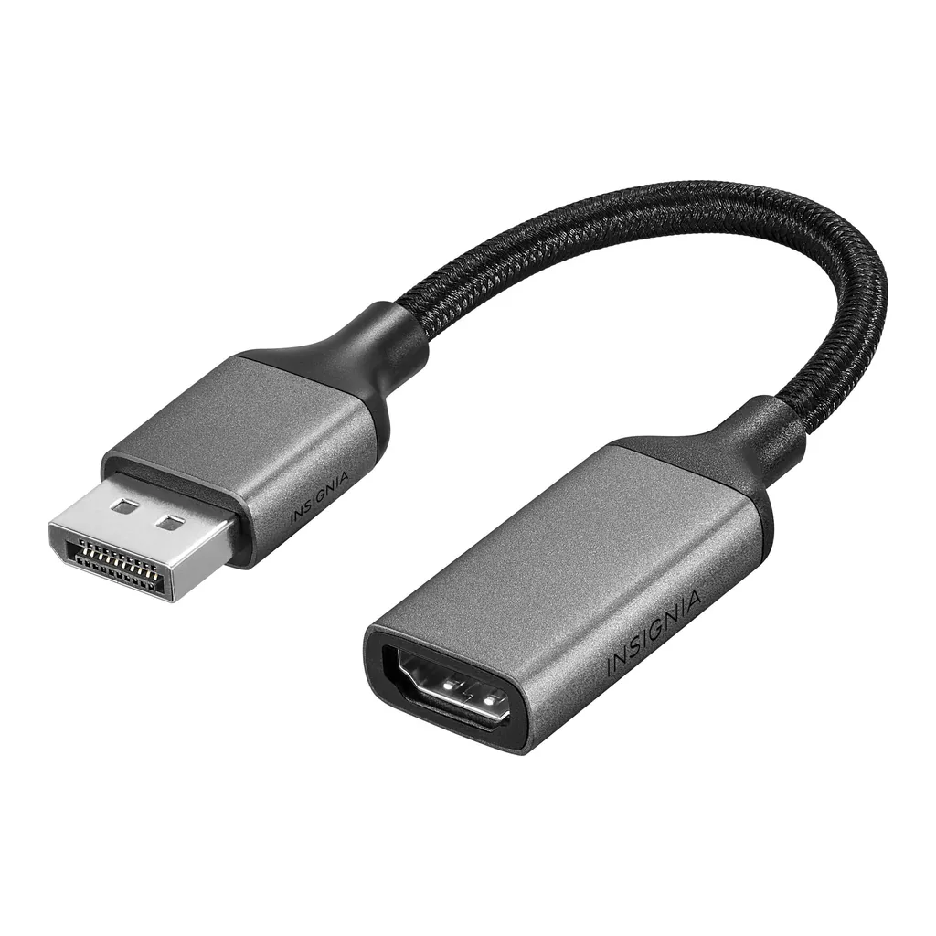 93e7ee5d-8715-4751-b98d-2c409f55beda.jpg Insignia™ - DisplayPort to HDMI Adapter - Black