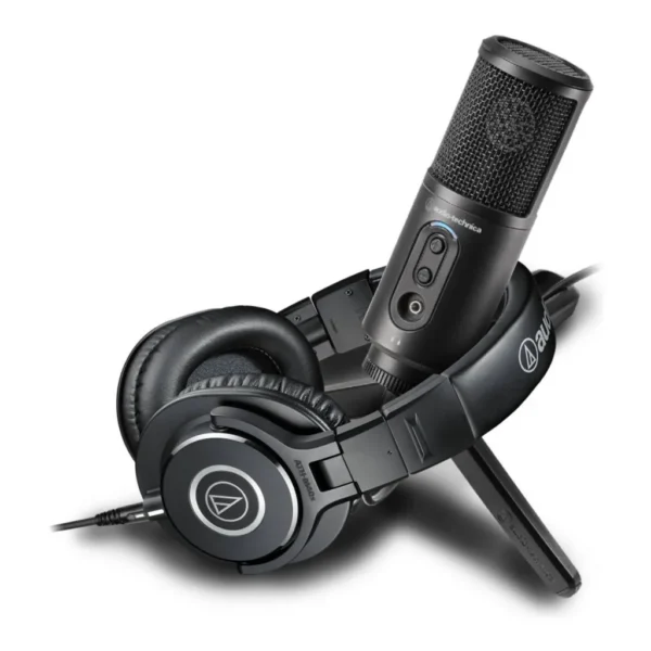94e4665b943e0f41156195f076866c7f-hi.jpg Podcast Bundle Starter Kit V4 - Audio Technica ATR2500x USB + Audio-Technica ATH-M40x Bundle
