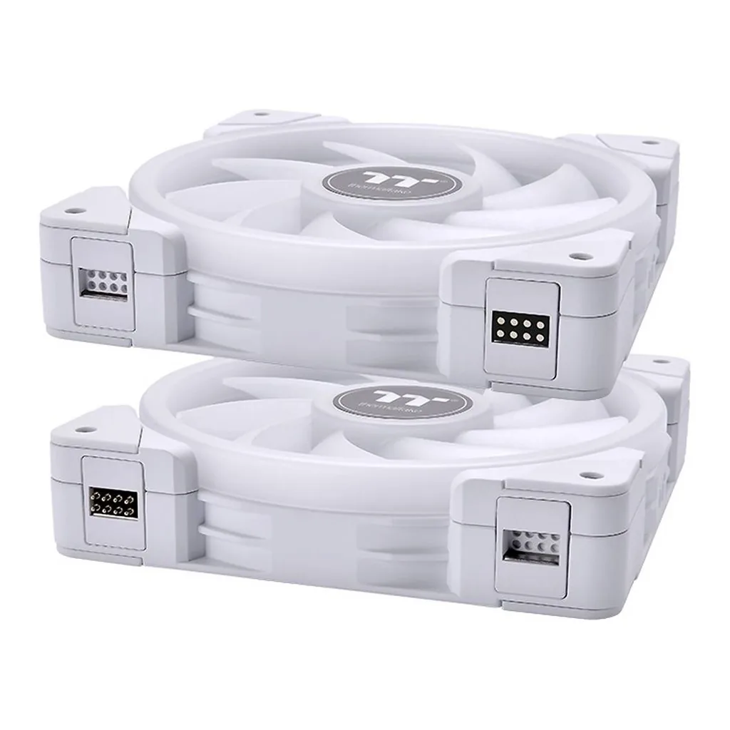 Thermaltake Swafan EX12 RGB PC Cooling TT Premium Edition Fan, White | CL-F161-PL12SW-A - Image 3 Thermaltake Swafan EX12 RGB PC Cooling TT Premium Edition Fan, White | CL-F161-PL12SW-A