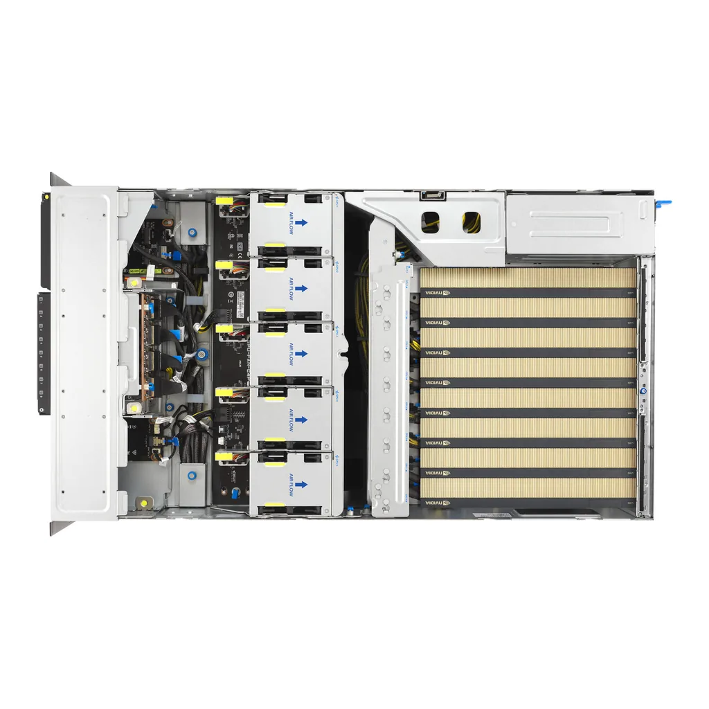 965bf7d2e51080b7d953f20a654bd12f-hi.jpg AI PRO AMD EPYC 4U Server - 2 EPYC 9655 (96C/192T), 8 NVIDIA RTX Pro 6000 Blackwell 96GB, 1TB DDR5 6400MHz RAM, 4TB NVMe Gen5 + 2x 3.84 TB U.3 SSD, 4 3200W PSU, Dual 10GbE LAN
