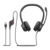 968817db03297fddd3026d357325302e-hi.jpg Logitech H390 Wired Headset for PC/Laptop, Stereo Headphones with Noise Cancelling Microphone, USB Type-A Interface, In-Line Controls, Works with Chromebook - Black