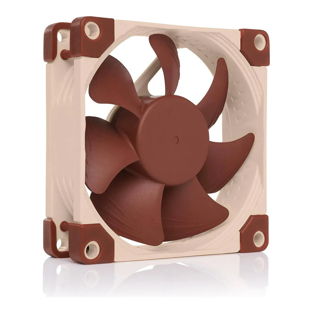 Noctua NF A8 5V PWM 80mm Cooling Fan, Brown - Image 4 Noctua NF A8 5V PWM 80mm Cooling Fan, Brown