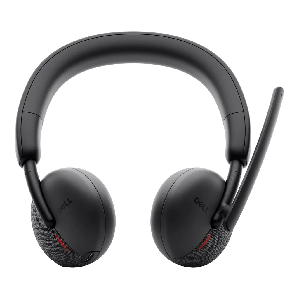 977704d284a826eefa6fcc9417d33839-hi.jpg Dell WL3024 Wireless On-Ear Headset, 28mm Speaker Size, Passive Noise Cancellation, Uni-Directional, AI Beam Forming, BT 5.3, 500 mAH Battery Capacity, Up to 8 Devices Multi-Host, Black
