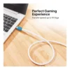 977713e3de6fbc2bd922348ffc501dc0-hi.jpg Mowsil Cat7 Ethernet Cable 10Gbps High-Speed, Flat Design, 5m, Gray