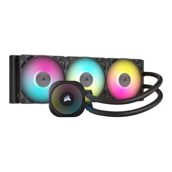 Corsair iCUE LINK TITAN 360 RX RGB AIO Liquid CPU Cooler, Black | CW-9061018-WW - Image 1 Corsair iCUE LINK TITAN 360 RX RGB AIO Liquid CPU Cooler, Black | CW-9061018-WW