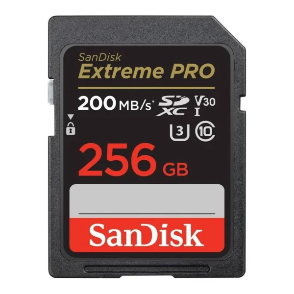 99c8d78ee5ed52dfd10843760efebccc-hi.jpg SanDisk 256GB Extreme PRO UHS-I SDXC Memory Card, Max Read Speed 200 MB/s, Max Write Speed 140 MB/s, UHS-I, V30, U3, Class 10, Records FHD, 3D & 4K Video | SDSDXXD-256G-GN4IN
