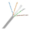 9a1987db2351633597bf8c562a3201ab-hi.jpg Dahua 305M UTP CAT6 Cable, PVC Outer Sheath, CCA Conductor, HDPE Insulation Material, PE Separator Material, 23AWG Wire Gauge, Polyester Rip Cord, Grey