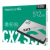 9a3b99f956c9c87448692efbd0bfe00f-hi.jpg Team Group CX2 2.5" 512GB SATA III 3D NAND Internal SSD, Read/Write Up to 530/470 MB/s, SATA III 6Gb/s, DC +5 Voltage, 1,000000Hr MTBF, 800TB Written Terrabyte | T253X6512G0C101