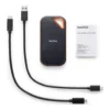 9ad8adb47338c3d5fe66dd45a20f8568-hi.jpg SanDisk 2TB Extreme PRO Portable SSD V2, USB 3.2 Gen 2x2 Type-C, Up to 2000 MB/s Read & Write Speeds, 256-Bit AES Hardware Encryption, Carabiner Loop, IP55, Black - Orange | SDSSDE81-2T00-G25