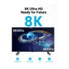 9b96d3e55215647641738c3b8112d453-hi.jpg Vention 8K HDMI Round Cable, Ultra High Speed 48Gbps, 8K@60Hz, 7680P Dolby Vision, Enjoy The HD Vision of The Game, Compatible With PS5 / PS4 / PS3, 10 Meter Length, Black