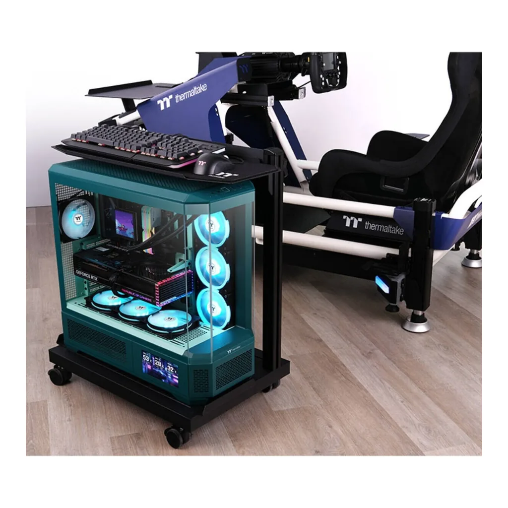 Thermaltake Freestanding PC Gear Stand, Black | GRA-TTGPSLXBB01 - Image 6 Thermaltake Freestanding PC Gear Stand, Black | GRA-TTGPSLXBB01