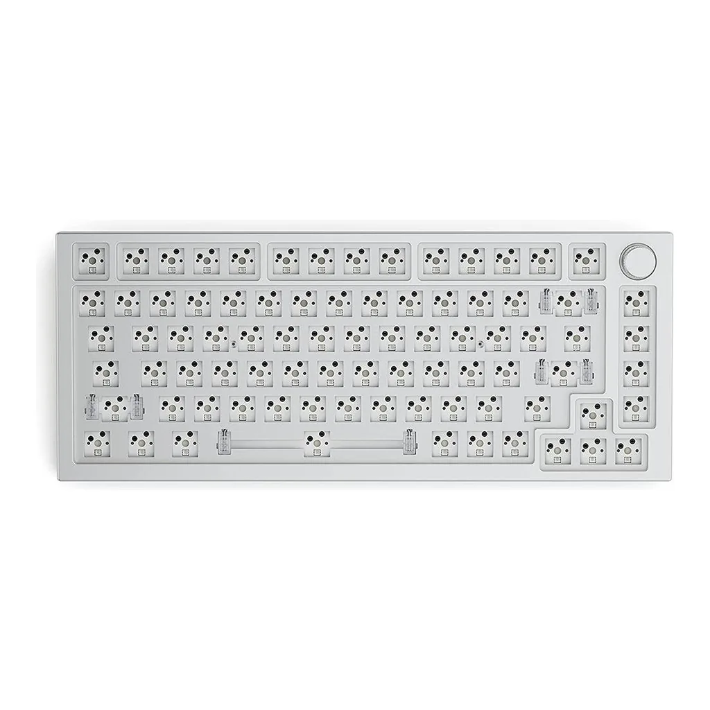 Glorious GMMK PRO 75% Barebone Keyboard, White | GLO-GMMK-P75-RGB-W - Image 1 Glorious GMMK PRO 75% Barebone Keyboard, White | GLO-GMMK-P75-RGB-W