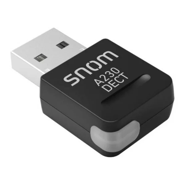 9efcb00a42c020d1026ca8d77a8e122c-md.jpg Snom A230 DECT Dongle, Flexible Communication with Hands-Free Calling, Straightforward Conferencing Solution, Plug & Play, Black | A230