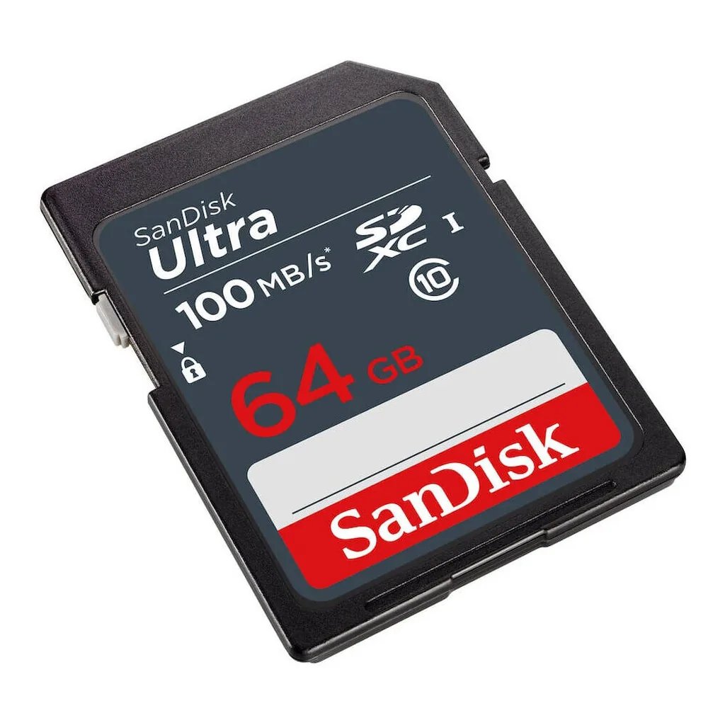 9f30d8f50833bc33972fb4cc057772b5-hi.jpg SanDisk Ultra SDXC UHS-I Memory Card, 64GB Capacity, Up to 100MB/s Read Speed, UHS-I, Class 10, U1, Built-In Write-Protection Switch for Photography & Videography | SDSDUNR-064G-GN3IN