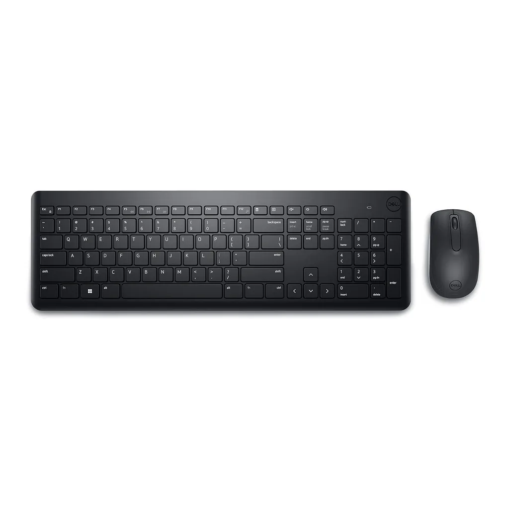 Dell KM3322W Wireless Keyboard and Mouse Combo, English-Arabic, Black (5) Dell KM3322W Wireless Keyboard and Mouse Combo, English-Arabic, Black