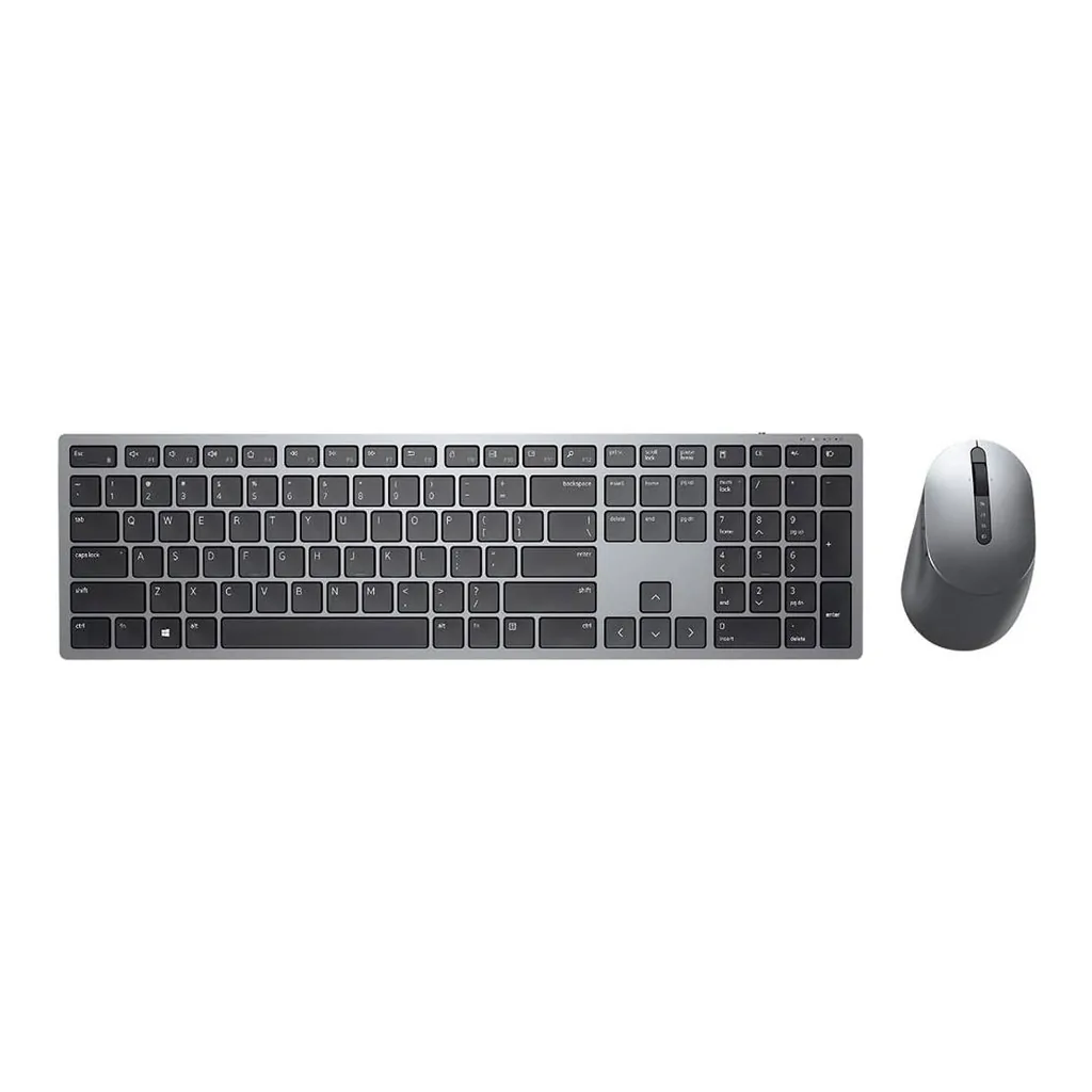 Dell Premier KM7321W Multi-Device Keyboard and Mouse, English-Arabic, Titan Gray (1) Dell Premier KM7321W Multi-Device Keyboard and Mouse, English-Arabic, Titan Gray