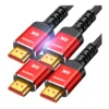 EditionSANI-Amazon-B091GWJPJ5-04 Highwings 8K HDMI 2.1 Cable 2-Pack, 6.6 ft, 48 Gbps – Grey