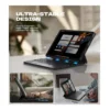 Dexnor Galaxy Tab A11+ keyboard case — Magnetic support Dexnor Galaxy Tab A11+ keyboard case showing its magnetic stand and viewing angle