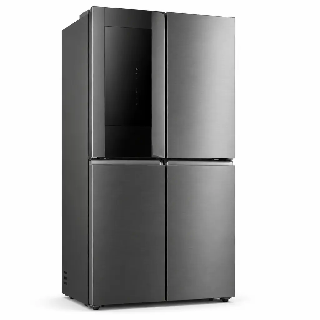 EditionSANI-Four-Door-Refrigerators Café CXE22DP2PS1 - 36 in. Wide 22.3 Cu. Ft. 4-Door French Door Counter-Depth Smart Refrigerator with Convertible Drawer with Soft Freeze - Stainless Steel