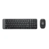 EditionSANI Logitech MK220 US — Combo Front Logitech MK220 US English keyboard and mouse, front view