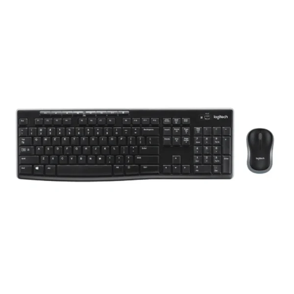 EditionSANI Logitech MK270 US — Combo Front Logitech MK270 US English keyboard and mouse, front view