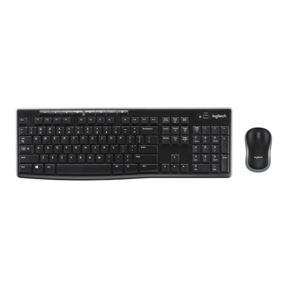 EditionSANI Logitech MK270 US — Combo Front Logitech MK270 US English keyboard and mouse, front view