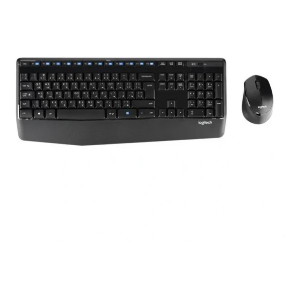 Logitech MK345 English-Arabic — Keyboard and mouse Logitech MK345 keyboard with English and Arabic keys and included black mouse