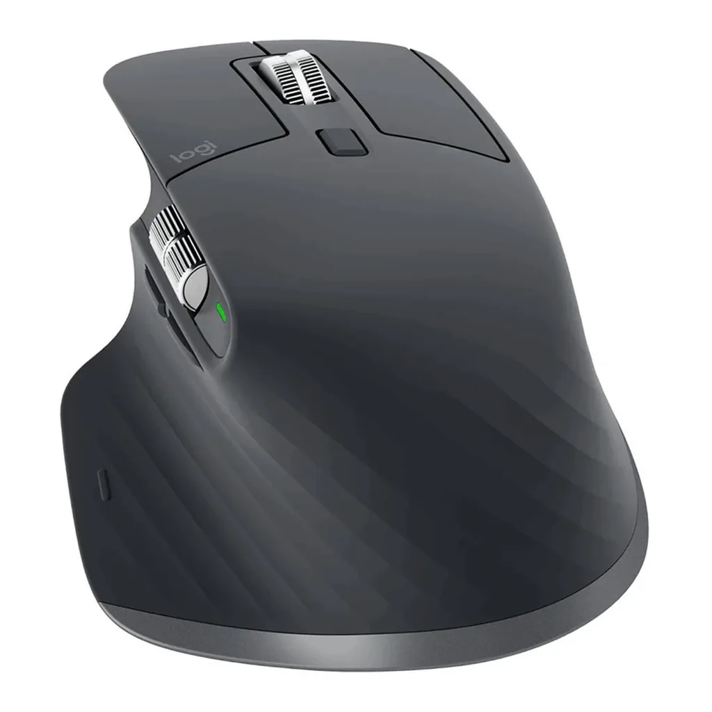 Logitech MX Master 3S for Business Wireless Mouse, 8000 DPI, Graphite — View 3 Logitech MX Master 3S for Business Wireless Mouse, 8000 DPI, Graphite — View 3