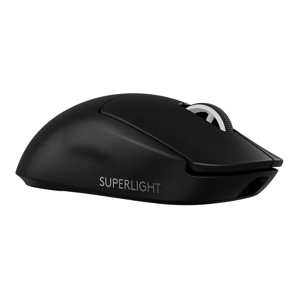 Logitech G PRO X SUPERLIGHT 2 Wireless Gaming Mouse, HERO 2, Black — View 1 Logitech G PRO X SUPERLIGHT 2 Wireless Gaming Mouse, HERO 2, Black — View 1
