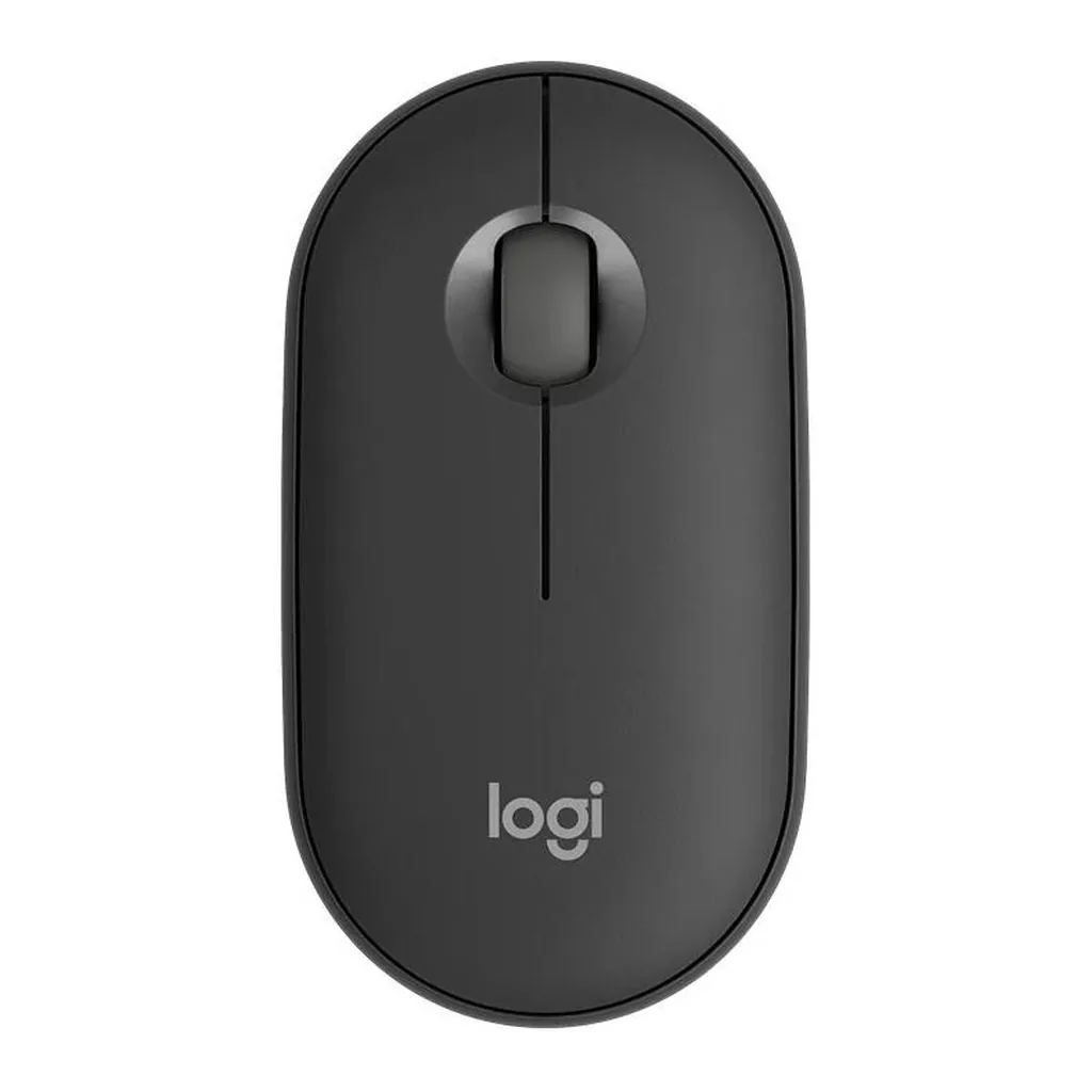 Logitech Pebble Mouse 2 M350s Bluetooth Mouse, Tonal Graphite — View 2 Logitech Pebble Mouse 2 M350s Bluetooth Mouse, Tonal Graphite — View 2