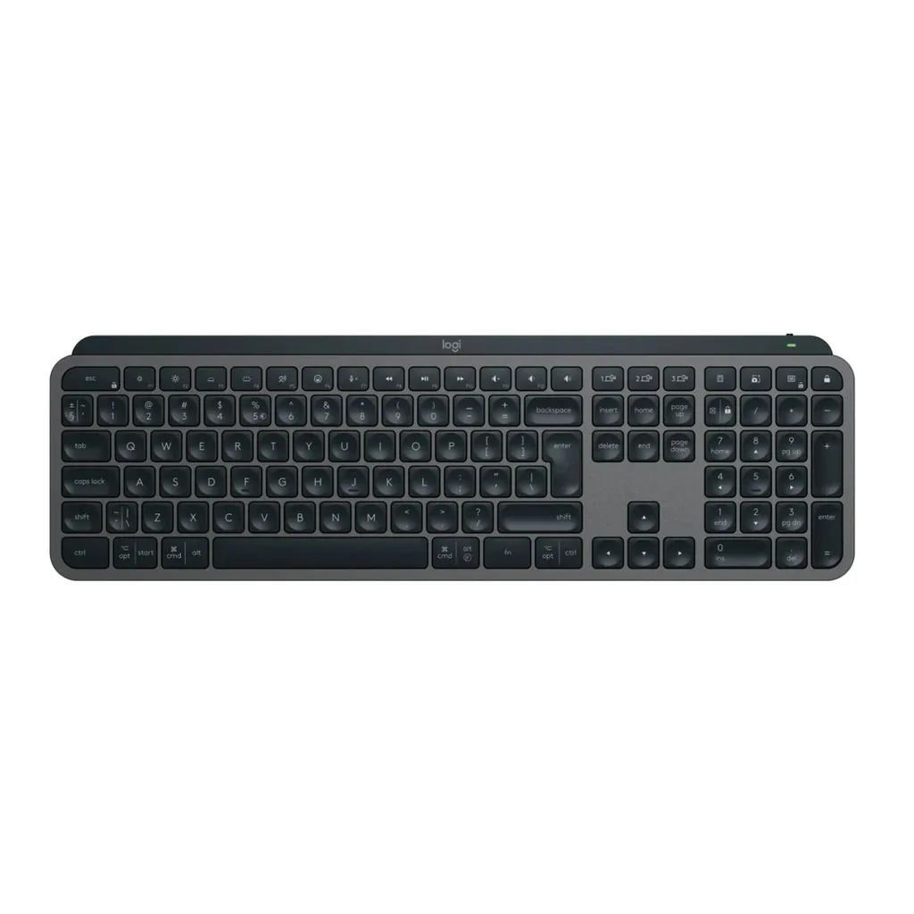 Logitech MX Keys Combo for Business Gen 2, US International, Graphite — View 5 Logitech MX Keys Combo for Business Gen 2, US International, Graphite — View 5
