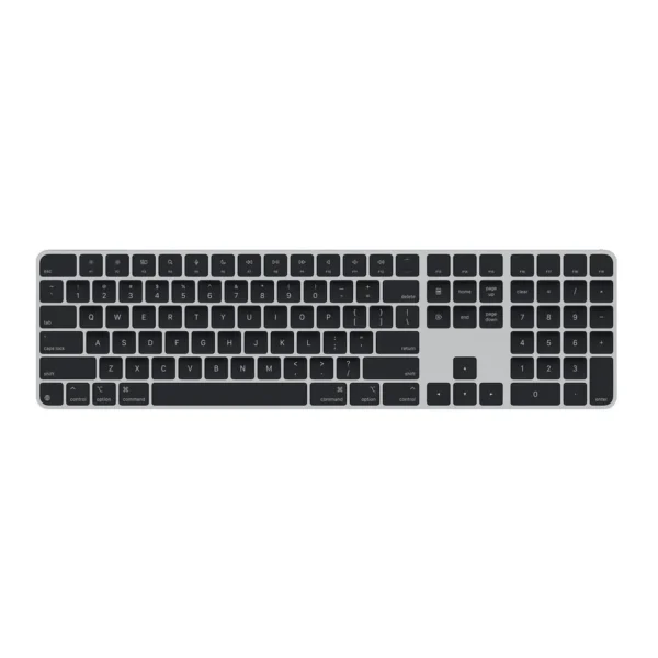 Apple Magic Keyboard with Touch ID and Numeric Keypad, US English, Black Keys, USB-C — View 1 Apple Magic Keyboard with Touch ID and Numeric Keypad, US English, Black Keys, USB-C — View 1
