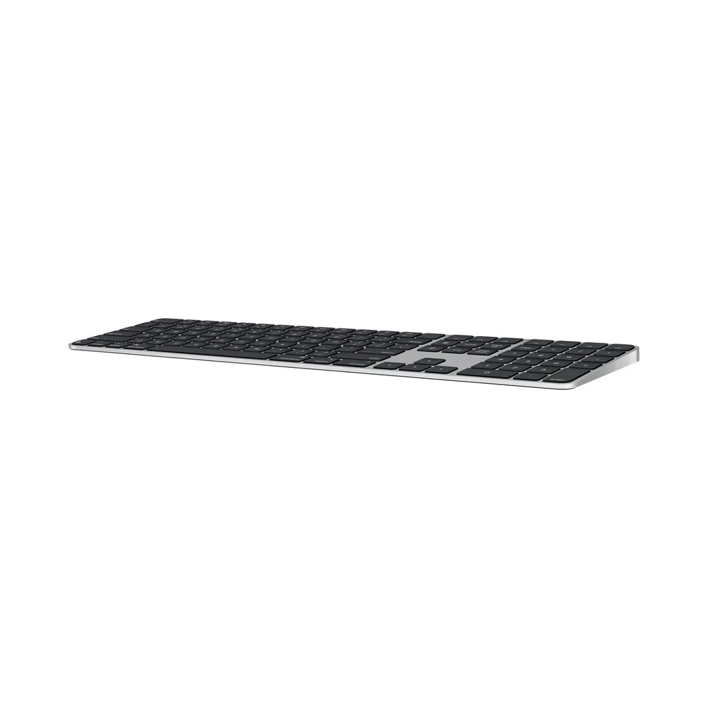 Apple Magic Keyboard with Touch ID and Numeric Keypad, US English, Black Keys, USB-C — View 2 Apple Magic Keyboard with Touch ID and Numeric Keypad, US English, Black Keys, USB-C — View 2